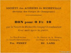 10 Centimes FRANCE régionalisme et divers Saint-Dizier-Marnaval 1914 JP.52-12 NEUF