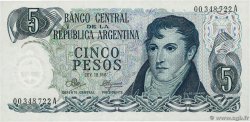 5 Pesos ARGENTINE  1974 P.294