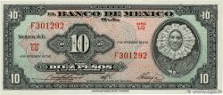 10 Pesos MEXIQUE  1961 P.058i