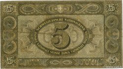 5 Francs SUISSE 1921 P.11e TB