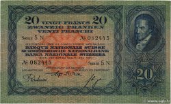 20 Francs SUISSE 1931 P.39c
