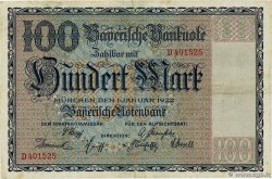 100 Mark ALLEMAGNE Munich 1922 PS.0923