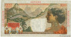 1 NF sur 100 Francs La Bourdonnais ANTILLES FRANÇAISES 1960 P.01a TB
