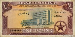 1 Pound GHANA  1961 P.02b