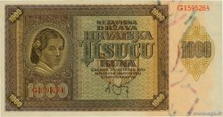 1000 Kuna CROATIE 1941 P.04a NEUF