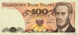 100 Zlotych POLOGNE 1975 P.143a SPL