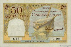 50 Francs DJIBOUTI 1952 P.25 TTB