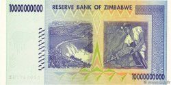 10 Billions Dollars ZIMBABWE 2008 P.85 UNC