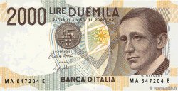 2000 Lire ITALIE 1990 P.115 NEUF