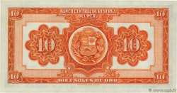 10 Soles PÉROU 1955 P.071a SUP