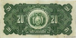 20 Bolivianos BOLIVIE 1928 P.122a TTB