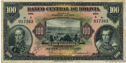 100 Bolivianos BOLIVIA  1928 P.125a