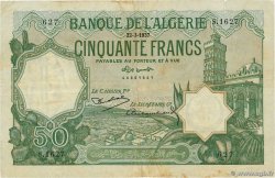 50 Francs ARGELIA  1937 P.080a