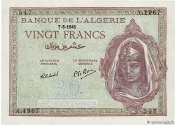 20 Francs ARGELIA  1945 P.092b