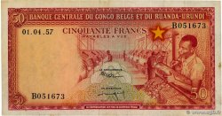50 Francs BELGA CONGO  1957 P.32