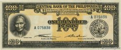 100 Pesos FILIPINAS  1949 P.139a