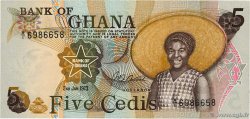 5 Cedis GHANA 1975 P.15a NEUF