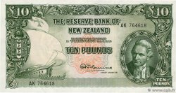 10 Pounds NOUVELLE-ZÉLANDE  1960 P.161d