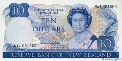 10 Dollars NOUVELLE-ZÉLANDE  1981 P.172a