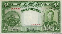 4 Shillings BAHAMAS  1936 P.09e