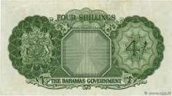 4 Shillings BAHAMAS 1953 P.13b TTB