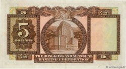 5 Dollars HONG KONG 1972 P.181e SUP