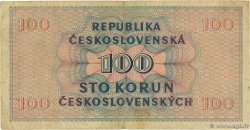 100 Korun TCHÉCOSLOVAQUIE 1945 P.067a TTB