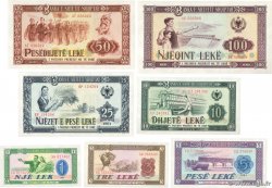 1 au 100 Lekë Lot ALBANIE 1964 P.33 à P.39 NEUF