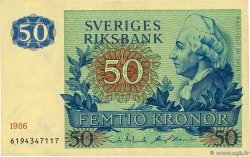 50 Kronor SUÈDE 1986 P.53d TTB
