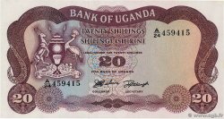 20 Shillings OUGANDA 1966 P.03a NEUF