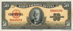 50 Pesos CUBA 1958 P.081b pr.NEUF