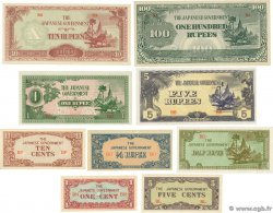 1 Cent au 100 Rupees Lot BURMA (VOIR MYANMAR)  1944 P.09 au P.17