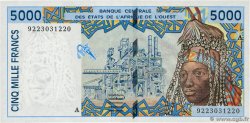 5000 Francs ESTADOS DEL OESTE AFRICANO  1992 P.113Aa