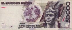 50000 Pesos MEXICO 1987 P.093a MBC+