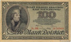 100 Marek POLONIA 1919 P.017b BB