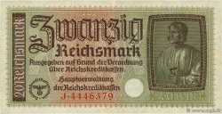 20 Reichsmark ALLEMAGNE 1940 P.R139