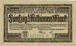 50 Millions Mark ALLEMAGNE Darmstadt 1923 TTB