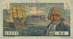 5 Francs Bougainville CCFOM AFRIQUE ÉQUATORIALE FRANÇAISE 1947 A.129a TTB