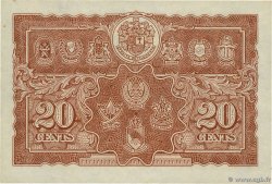 20 Cents MALAYA 1941 P.09a SPL