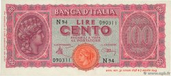 100 Lire ITALIE 1944 P.075a TTB