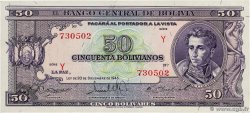 50 Bolivianos BOLIVIE 1945 P.141 NEUF