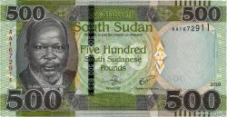 500 Pounds SUDáN DEL SUR 2018 P.16