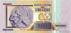 1000 Nuevos Pesos URUGUAY 1989 P.067A pr.NEUF