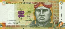 10 Nuevos Soles PERU 2009 P.182 FDC