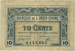10 Cents INDOCHINE FRANÇAISE 1919 P.043