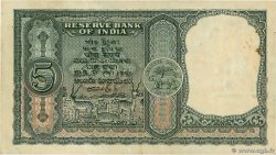 5 Rupees INDE 1957 P.035b TTB