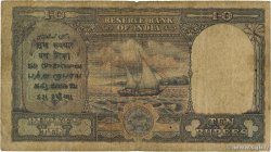 10 Rupees BURMA (VOIR MYANMAR) 1945 P.28 S