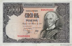 5000 Pesetas ESPAGNE 1976 P.155 TB