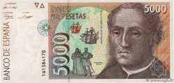 5000 Pesetas ESPAGNE 1992 P.165 SPL