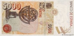 5000 Pesetas ESPAGNE 1992 P.165 SPL